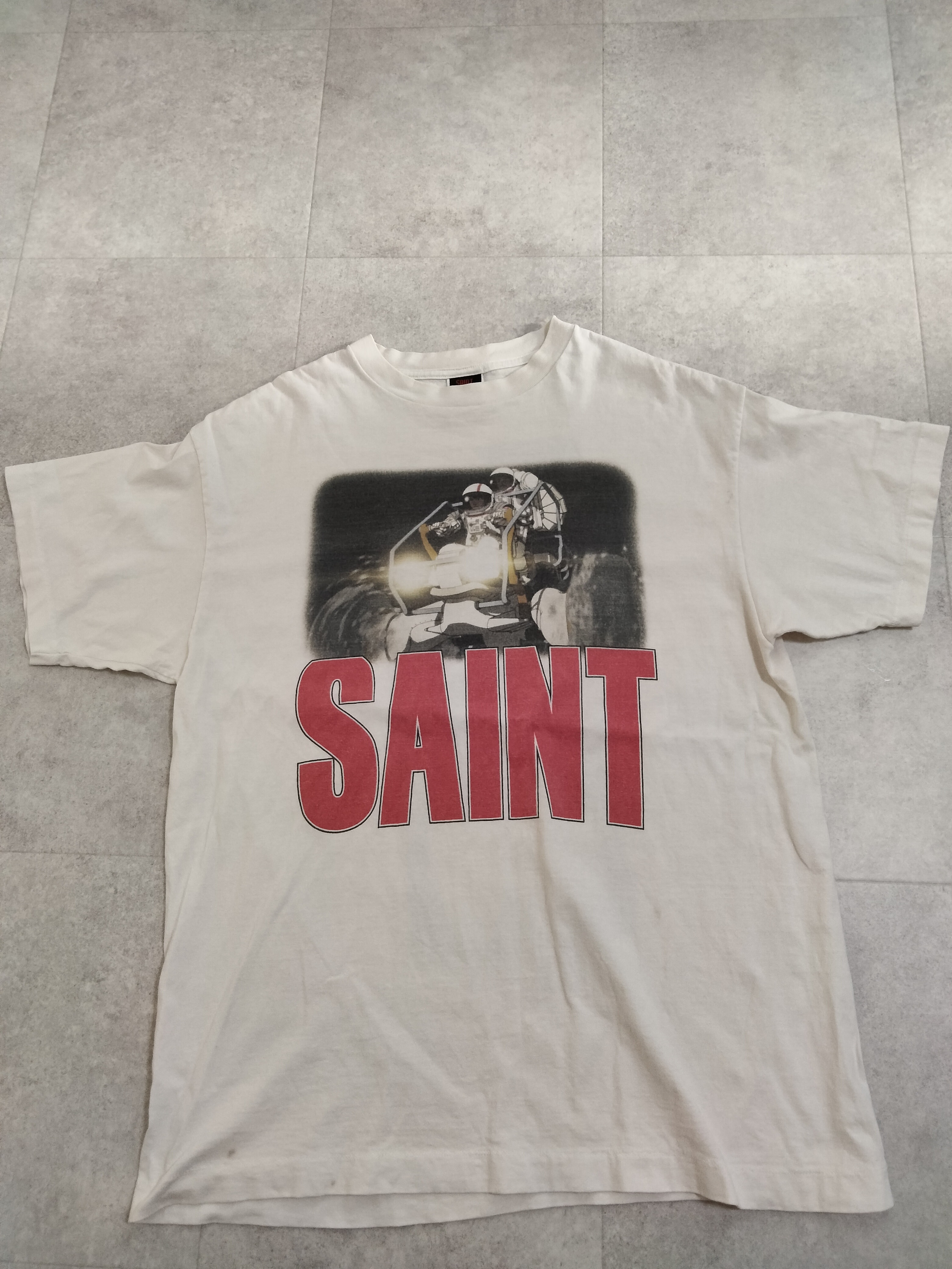 SAINT Mxxxxxx 24SS x FREEDOM Short Sleeve T-Shirt "White"