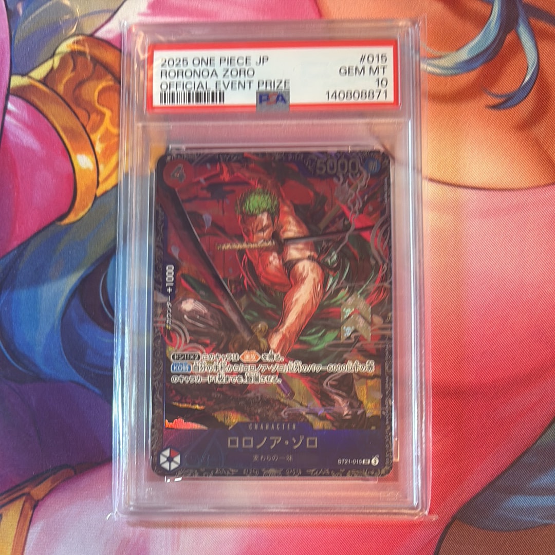 PSA10】ロロノア・ゾロ SR [ST21-015](プロモーションカード「フラッグ