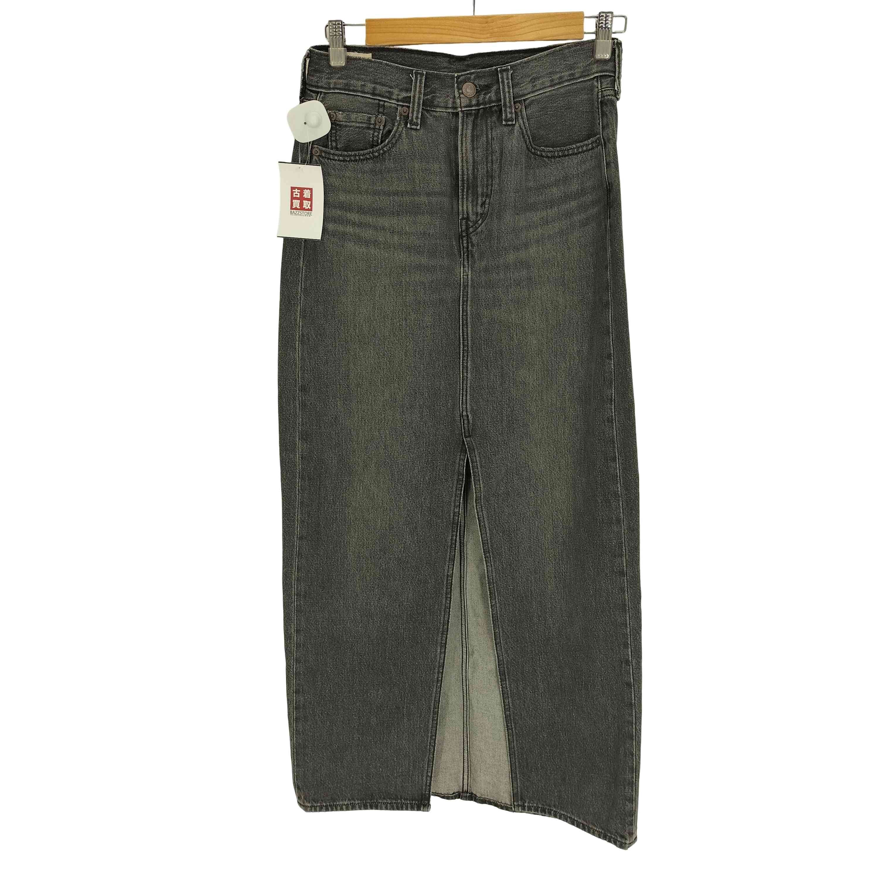 PREMIUM ADVENTURE SEEKER アドベンチャー アンクル カラム スカート ブラック デニム ロング【1138979168557】