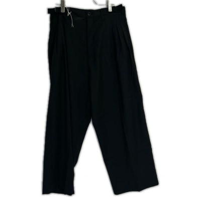アンセルム 新品同様品 26SS ANC-PT108 ウール混 BELTED WOOL SLACKS/ベルテッドウールスラックス 2
