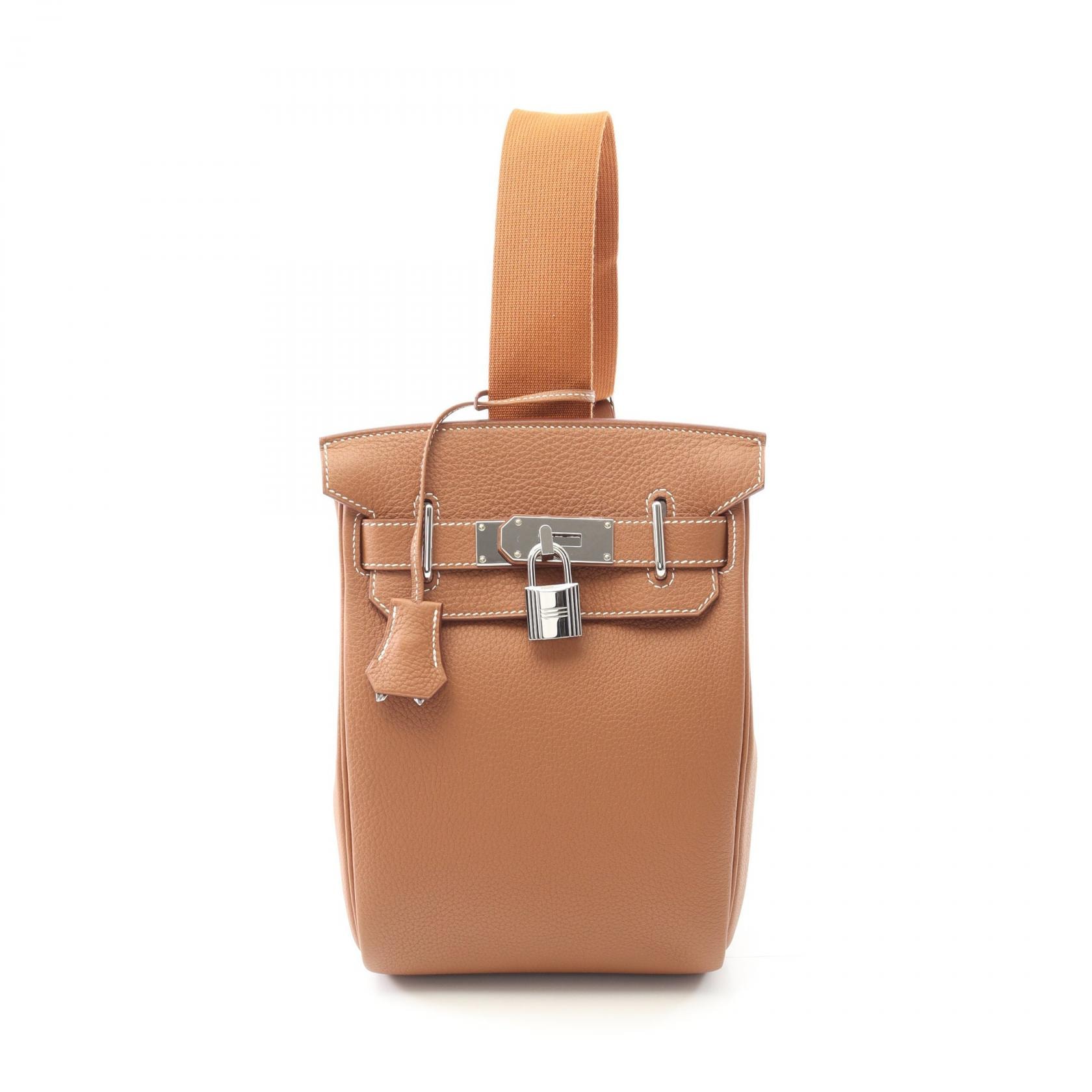 エルメス HERMES ケリーアッカドPM ウエストバッグ ボディバッグ バッグ レザー トゴ トゴ ゴールド W刻印(2024年製造) メンズ レディース ブラウン系 【中古】