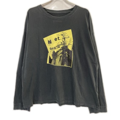 メゾンマルジェラ 24SS S50GC0698 フロントプリント ロングスリーブカットソー M