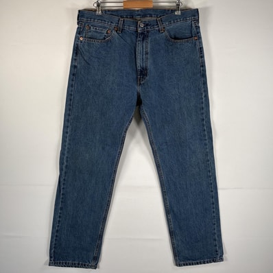 古着 リーバイス Levi's デニムパンツ 505 ブルーデニム ジーンズ ジーパン ストレート 大きいサイズ w38 L32 インディゴブルー メンズ