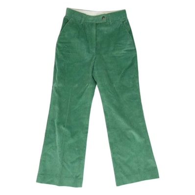 ACNE STUDIOS アクネストゥディオズ パンツ 19AW TROU000272 コーデュロイ ブーツカット パンツ グリーン系 32【中古】