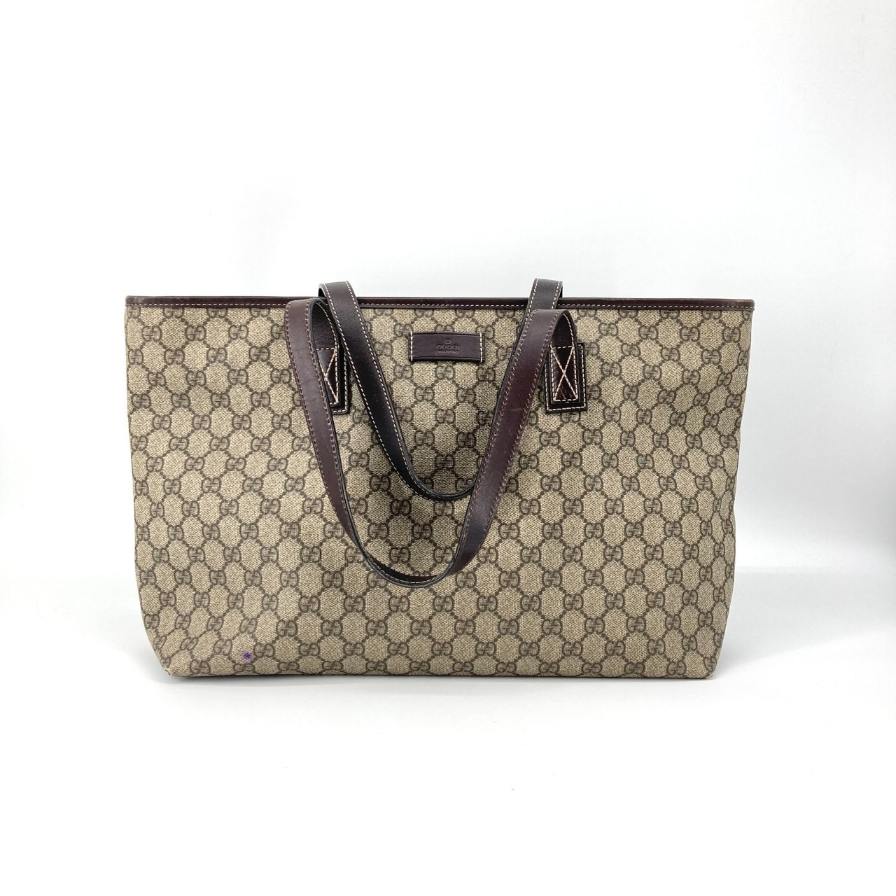 LOUIS VUITTON(ルイ・ヴィトン) GGスプリーム 211137 トートバッグ ベージュ×ダークブラウン