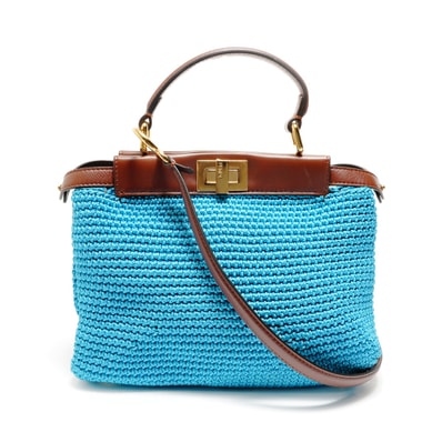 フェンディ FENDI ピーカブー ミニ 2way ハンドバッグ【中古】