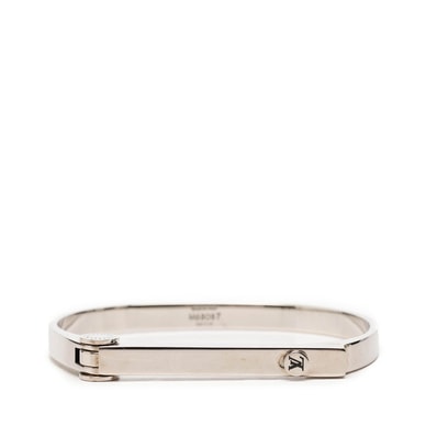 ルイ ヴィトン LVロック ブレスレット M68087 シルバー メタル レディース LOUIS VUITTON 【中古】