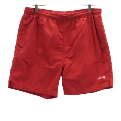 STUSSY ステューシー ショートパンツ L レッド