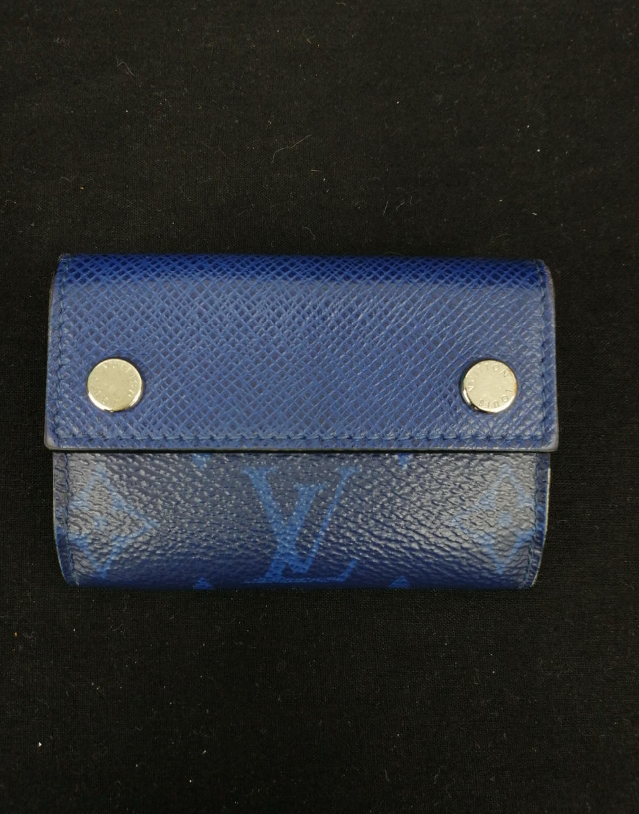 Louis Vuitton Discovery Compact Wallet Taigarama "Cobalt"