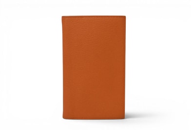 エルメス アジェンダ/手帳カバー/ダイアリー HERMES ノートブックカバー シェーブル オレンジ □N刻印【中古】