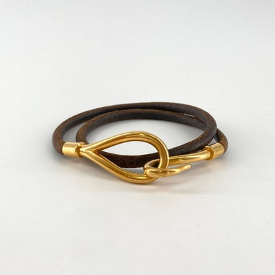 HERMES(エルメス) ジャンボ ブレスレット ブラウン