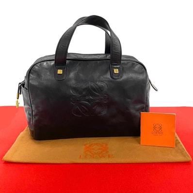LOEWE ロエベ アナグラム ロゴ レザー ハンドバッグ ブラック
19946