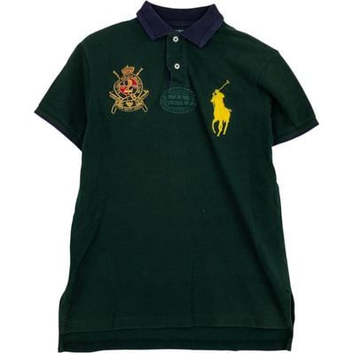 古着 ラルフローレン Ralph Lauren POLO by Ralph Lauren ビッグポニー 半袖 ポロシャツ メンズM相当/eaa635290