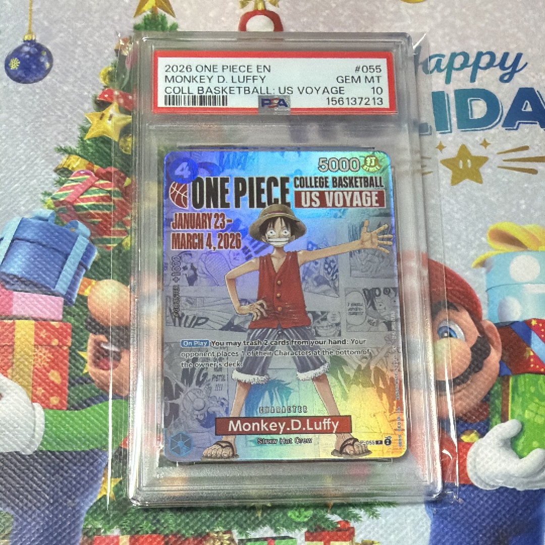 ワンピースカード バスケルフィ psa10 PSA10鑑定済】モンキー・D・ルフィ【プロモ】《赤》【英語版 1nd