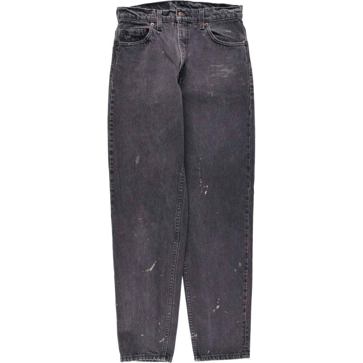 古着 90年代 リーバイス Levi's 550 RELAXED FIT TAPERED LEG ブラックデニム テーパードデニムパンツ USA製 メンズw29相当 ヴィンテージ/eaa663408