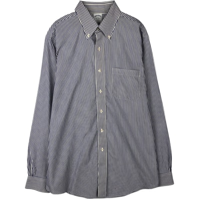 古着 ブルックスブラザーズ Brooks Brothers Est.1818 REGENT 長袖 ボタンダウンストライプシャツ メンズL相当/eaa646574
