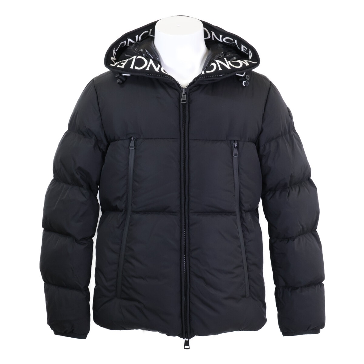 モンクレール MONTCLA/モンクラ ロゴテープ フーデッド ダウンジャケット 2