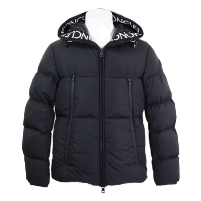 モンクレール MONTCLA/モンクラ ロゴテープ フーデッド ダウンジャケット 2