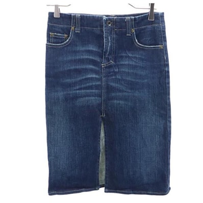 VERSACE JEANS COUTURE ヴェルサーチ ジーンズ クチュール スリット ミニ丈 スリット デニムスカート w26