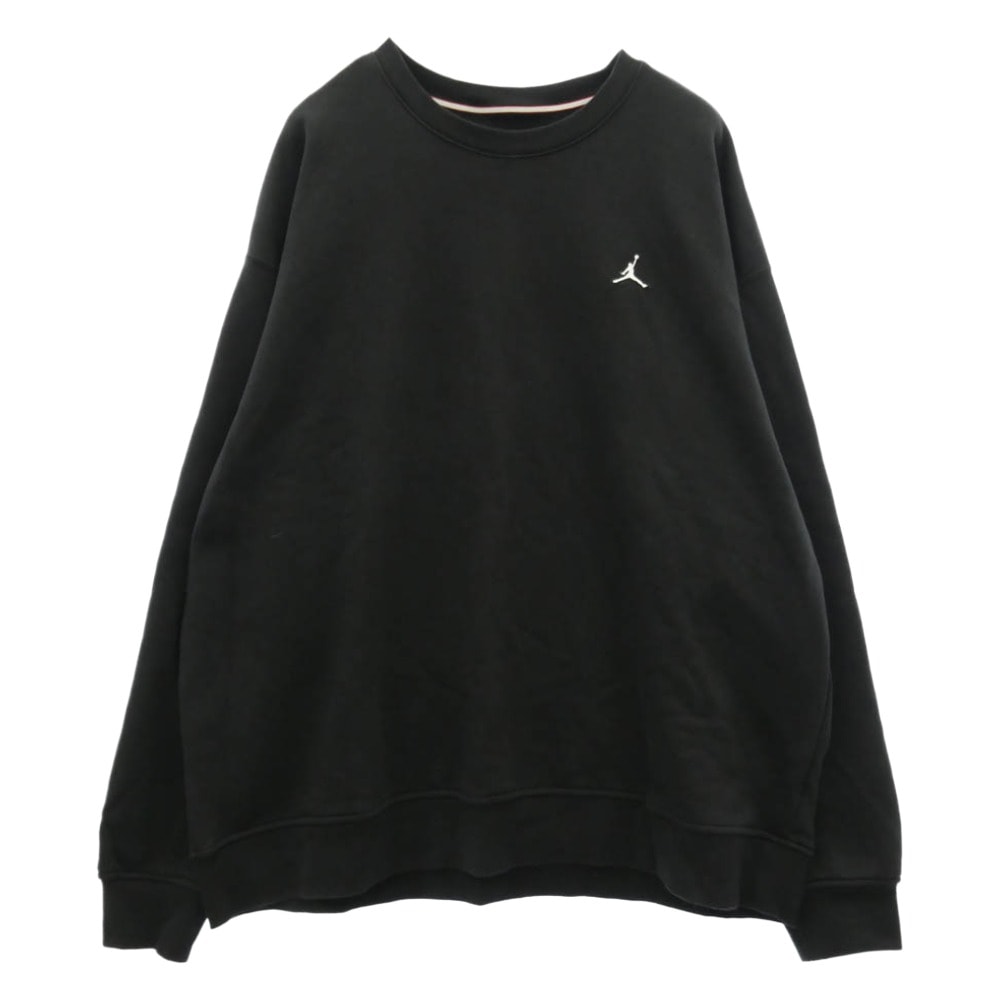 NIKE ナイキ DQ7520-010 JORDAN BRAND Fleece Crew-Neck Sweatshirt フリース クルーネック スウェット ブラック系 XXL【中古】