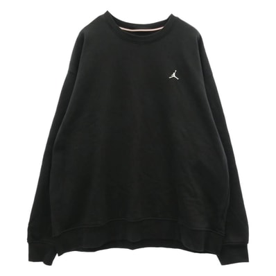 NIKE ナイキ DQ7520-010 JORDAN BRAND Fleece Crew-Neck Sweatshirt フリース クルーネック スウェット ブラック系 XXL【中古】