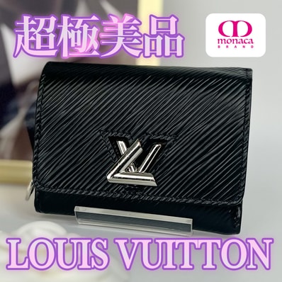 Louis Vuitton Twist Compact XS Wallet Epi "Noir"