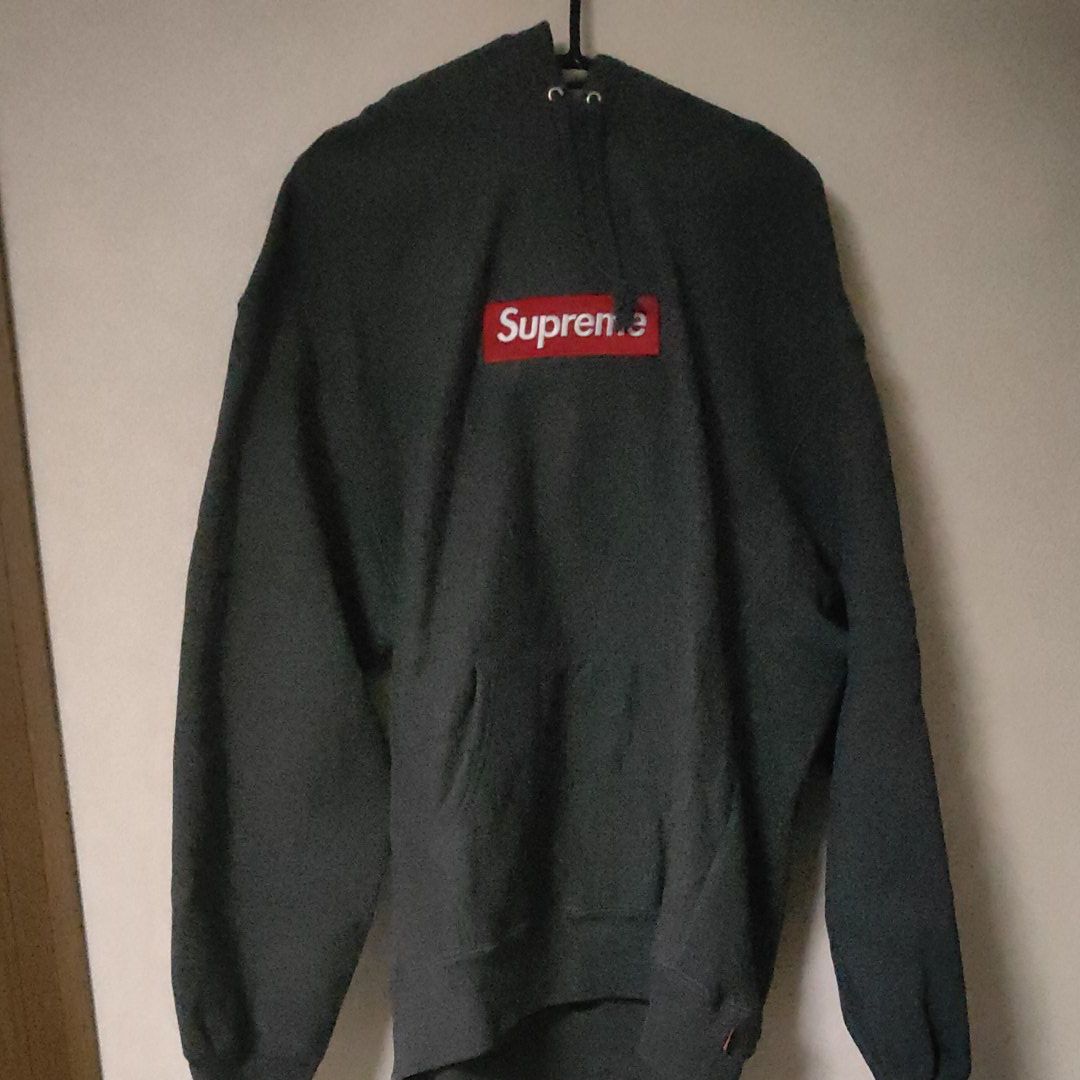 Supreme Box Logo Hooded Sweatshirt "Charcoal" (21FW)