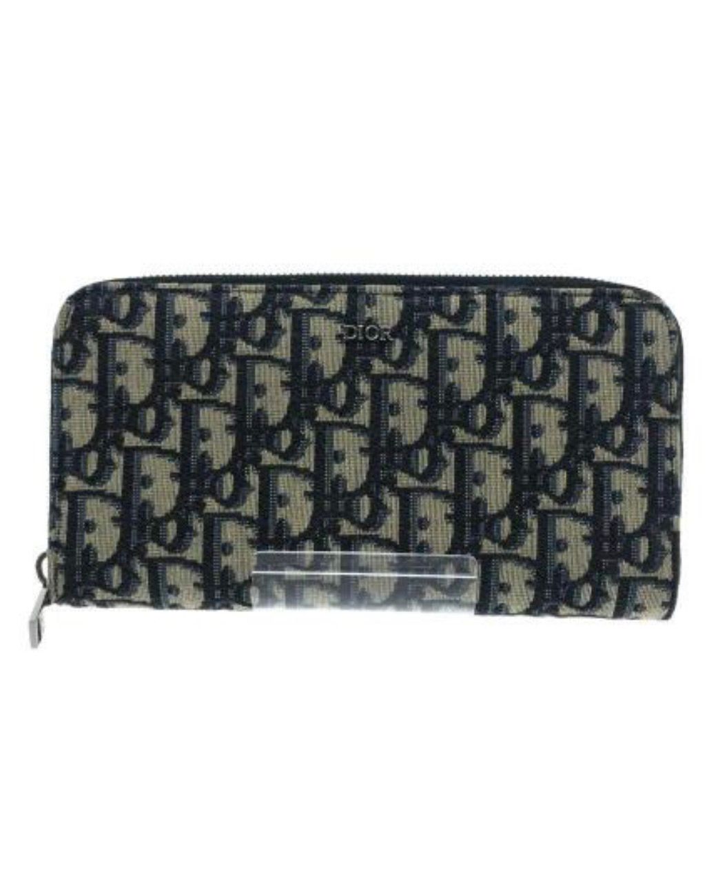 Dior Long Zip Wallet Dior Oblique Jacquard "Beige"