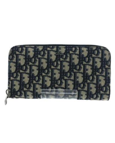 Dior Long Zip Wallet Dior Oblique Jacquard "Beige"