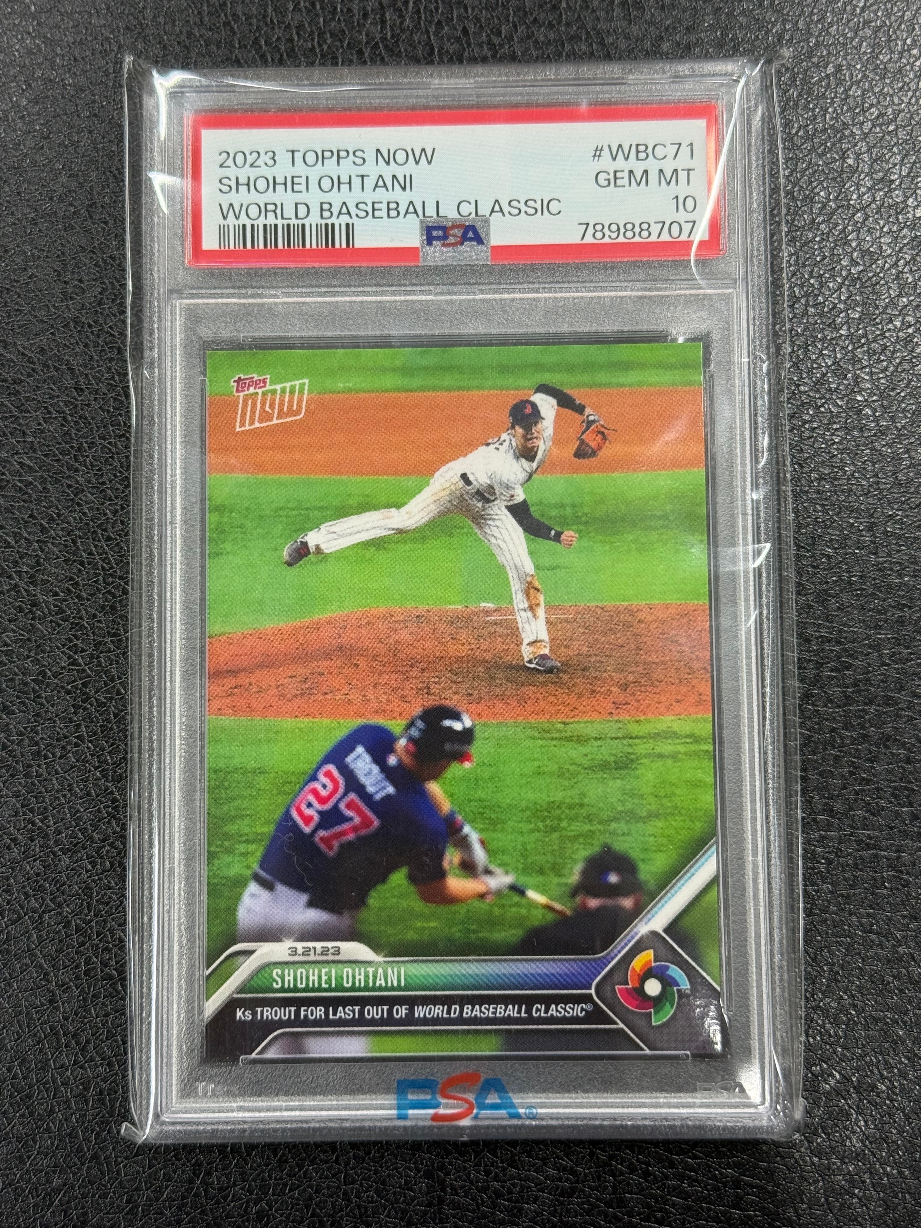 大谷翔平 [71](2023 WBS トップスナウ JPカード)