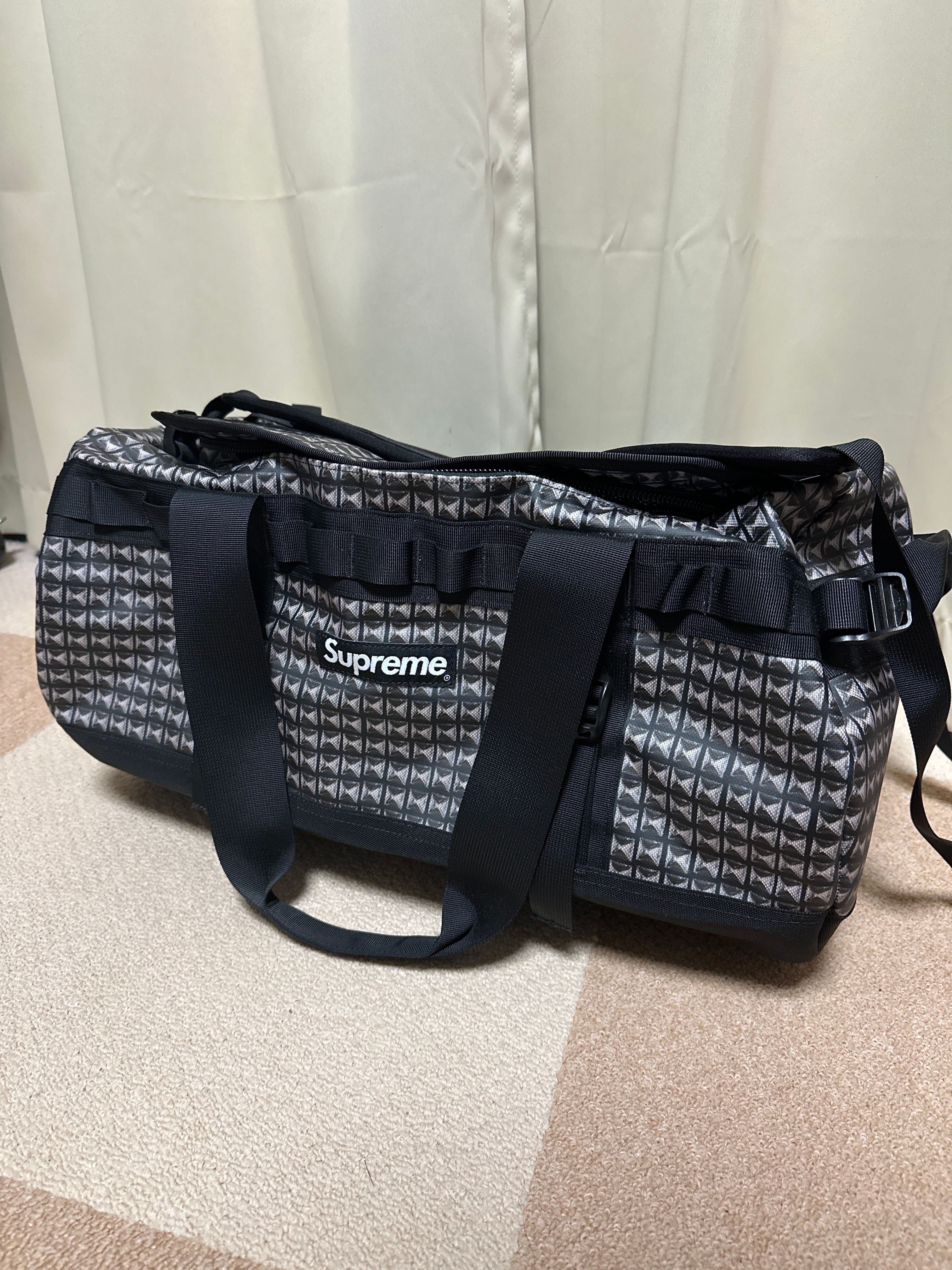 Supreme x The North Face Studded Small Base Camp Duffle Bag. 42L