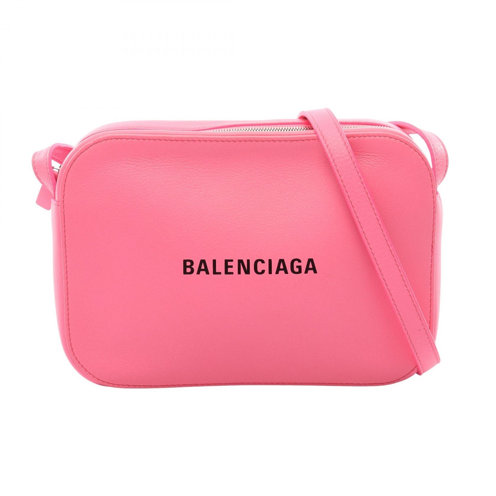 バレンシアガ BALENCIAGA EVERYDAY CAMERA BAG S エブリデイ カメラ バッグ S ショルダーバッグ バッグ レザー レディース ピンク系 552370 【中古】