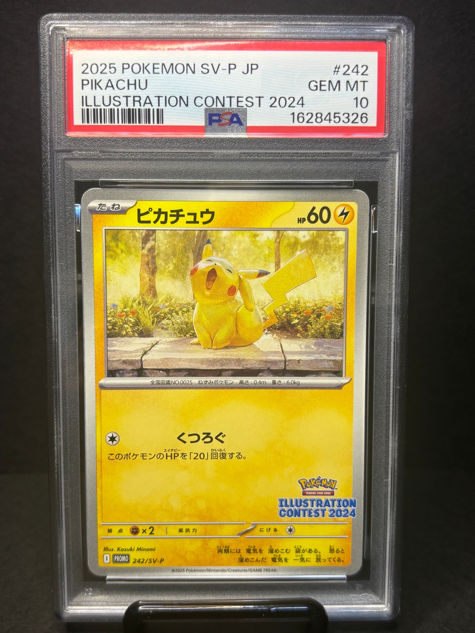 PSA10】ピカチュウ [SV-P 242](プロモカードパック