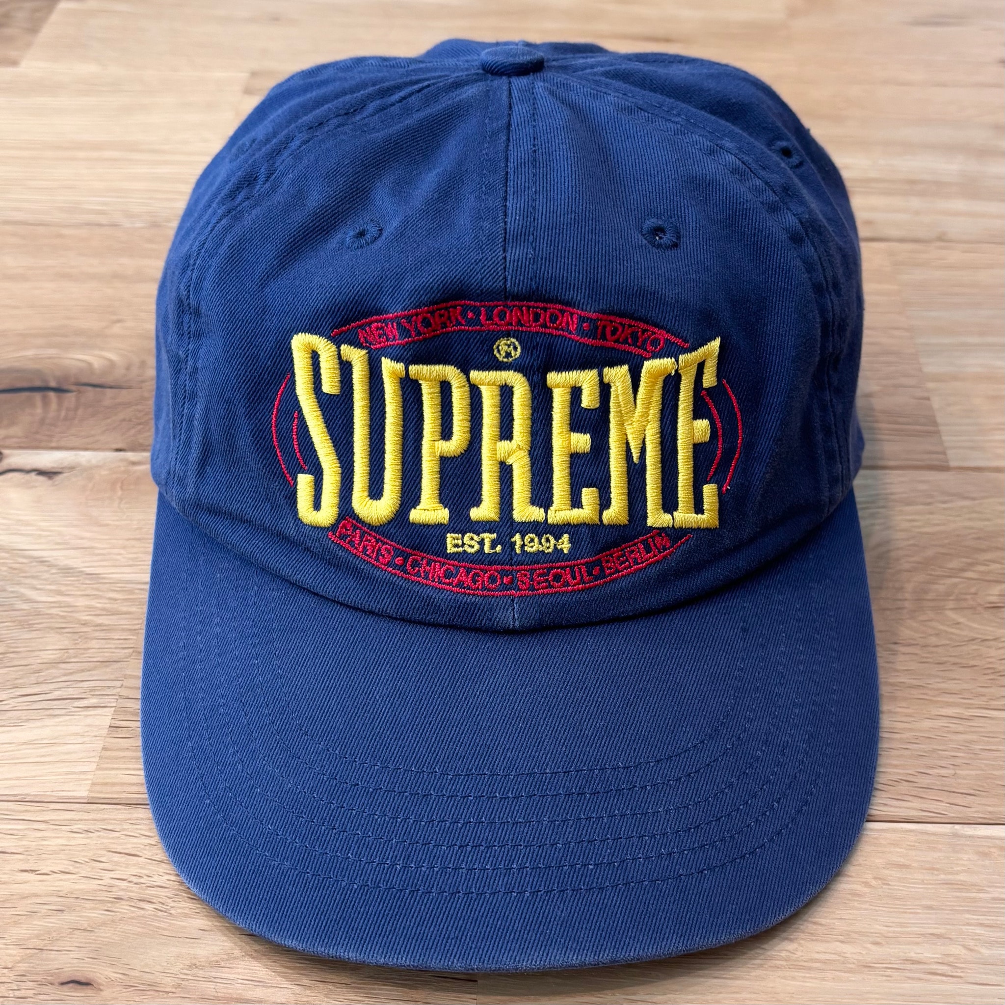Supreme Warm Up 6-Panel "Navy"