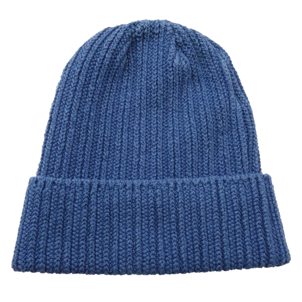 Ron Herman ロンハーマン ニットキャップ リブ編み ニット キャップ ビーニー ブルー系【中古】