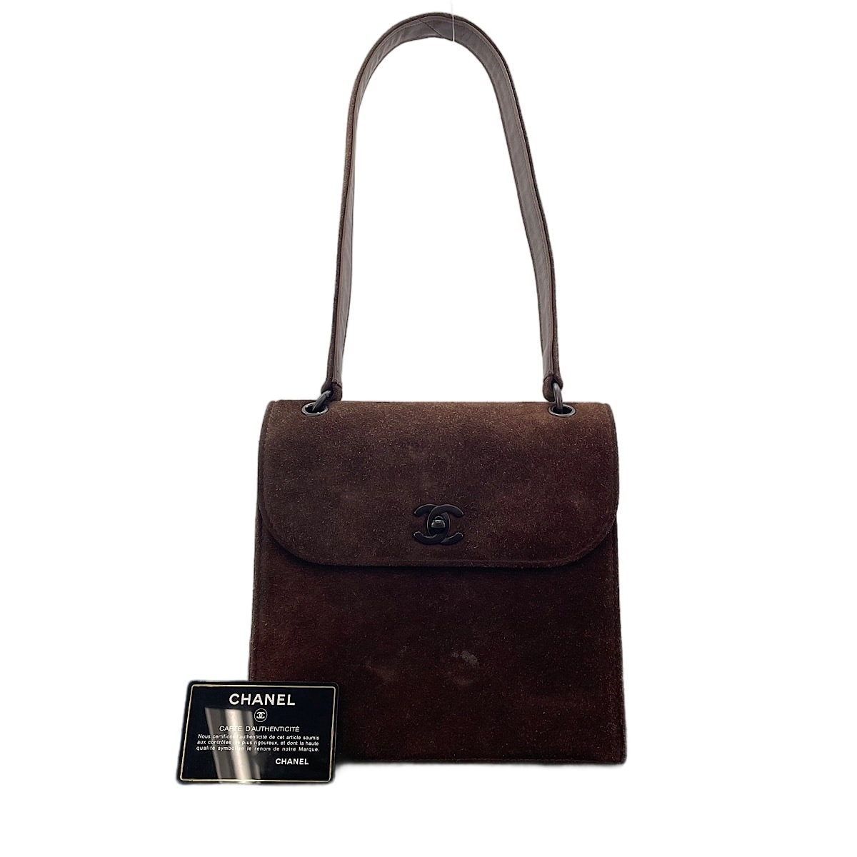 シャネル CHANEL スエード ショルダーバッグ【中古】