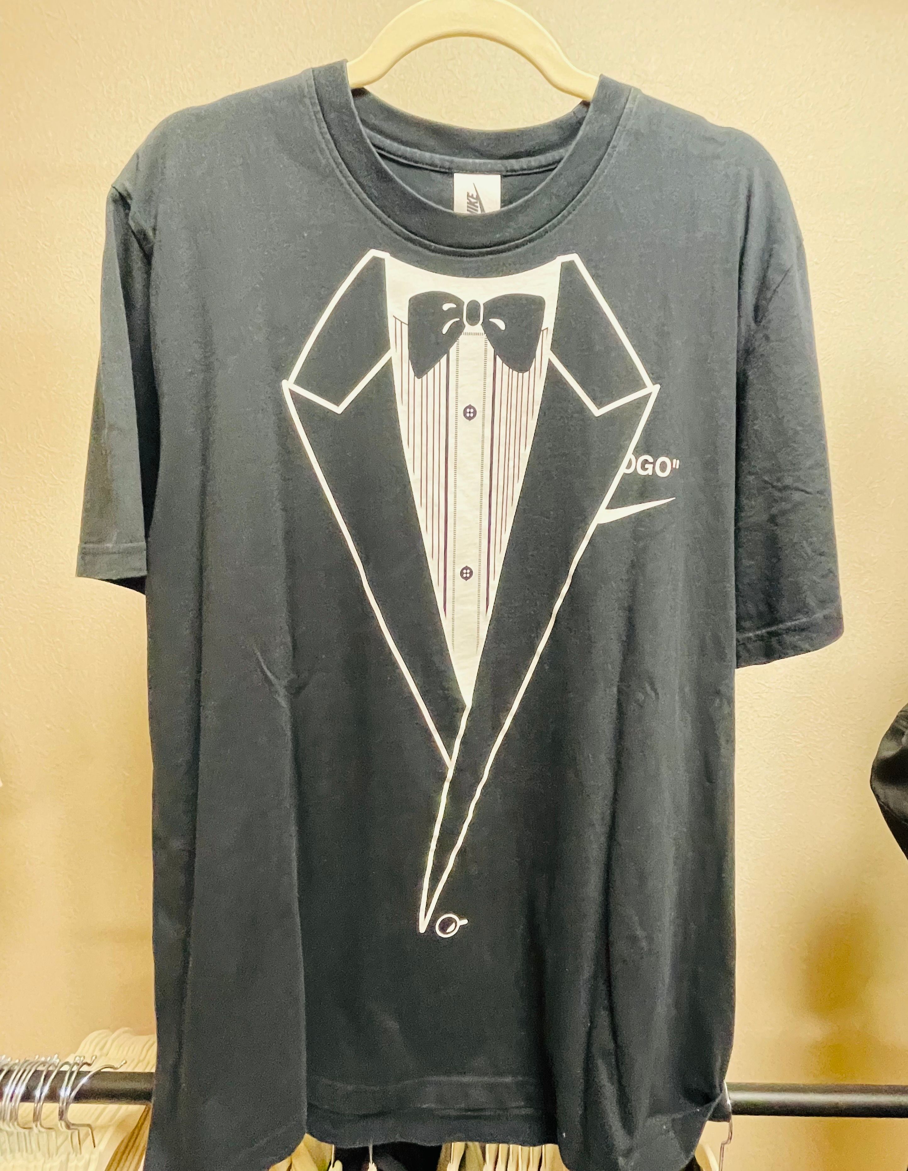 オフホワイト ナイキ NRG A6 Tシャツ "ブラック"