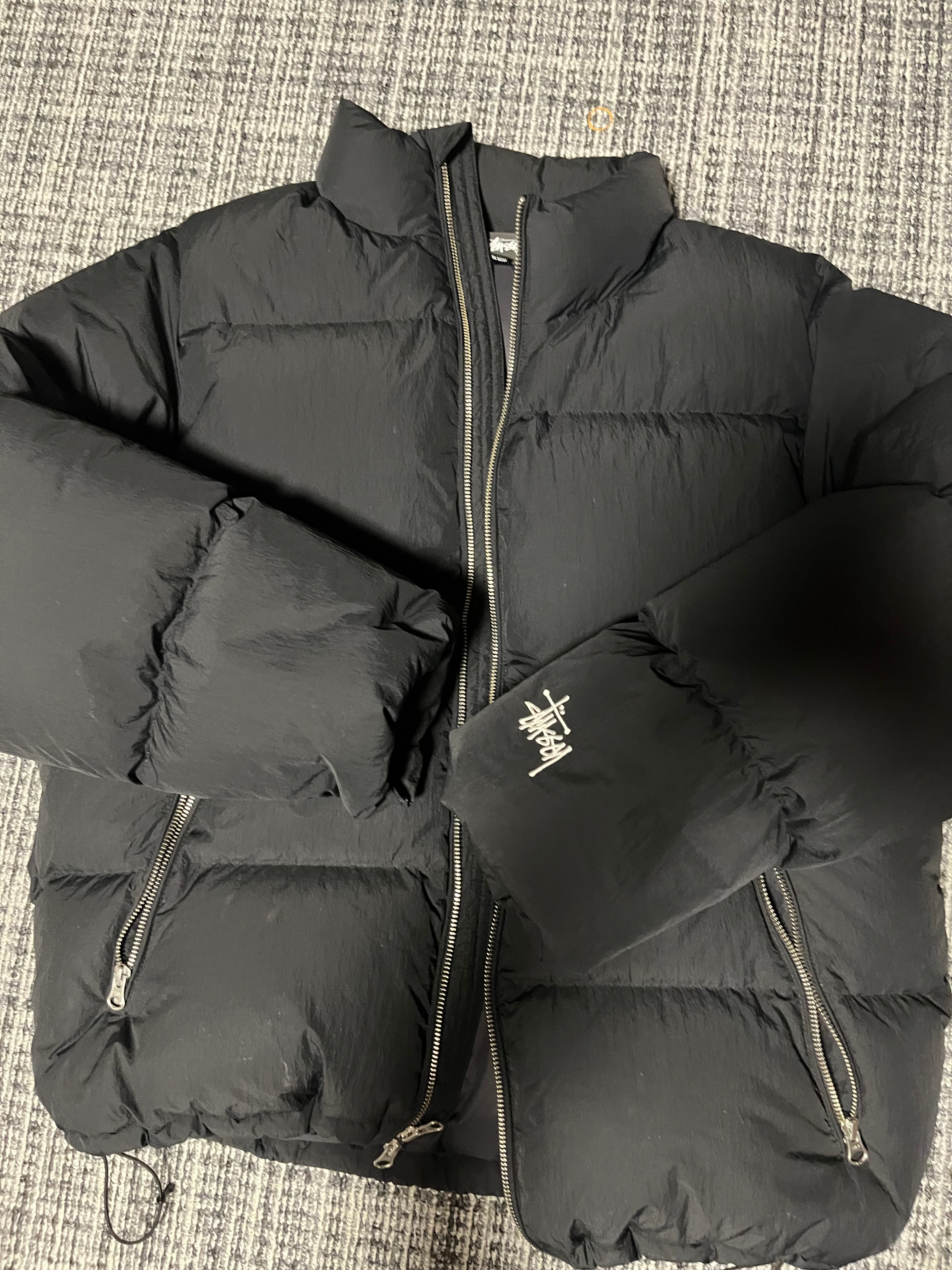 Stussy Down Puffer Nylon "Black"