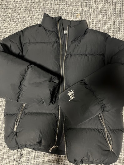 Stussy Down Puffer Nylon "Black"