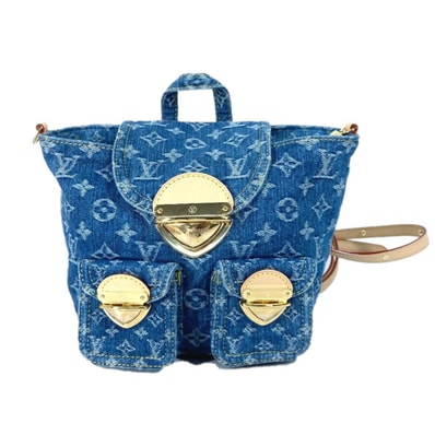 ルイヴィトン LOUIS VUITTON ヴェニス M46836 新作 LV リミックス モノグラムデニム カバン バックパック リュックサック モノグラムデニム ブルーデニム ブルー 新品