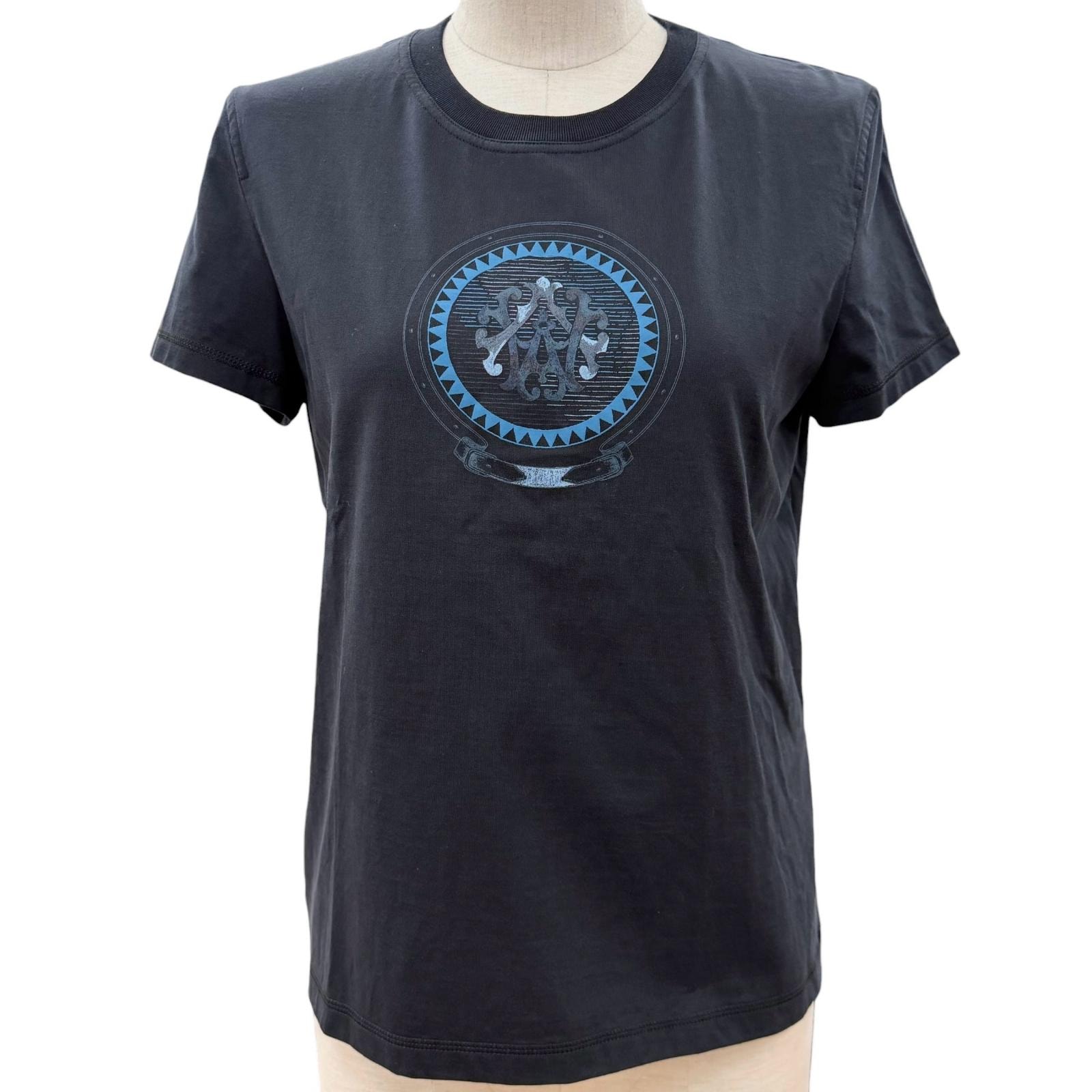 極美品 エルメス 半袖Tシャツ カルトゥッシュ 36 5H4629DA