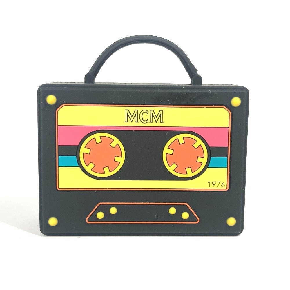 エムシーエム MCM ロゴ スピーカー オーディオ インテリア オブジェ 雑貨 ラバー ブラック