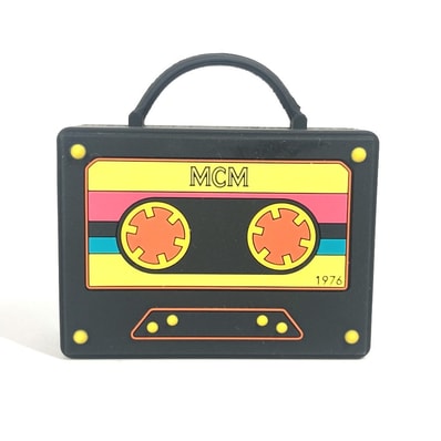 エムシーエム MCM ロゴ スピーカー オーディオ インテリア オブジェ 雑貨 ラバー ブラック