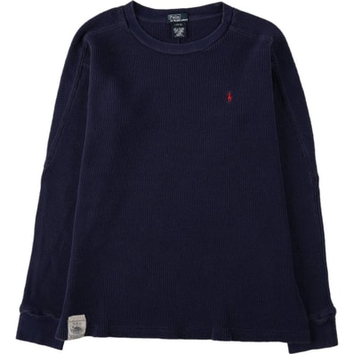 古着 ラルフローレン Ralph Lauren POLO by Ralph Lauren サーマルロンT ワッフル レディースL相当/eaa672578