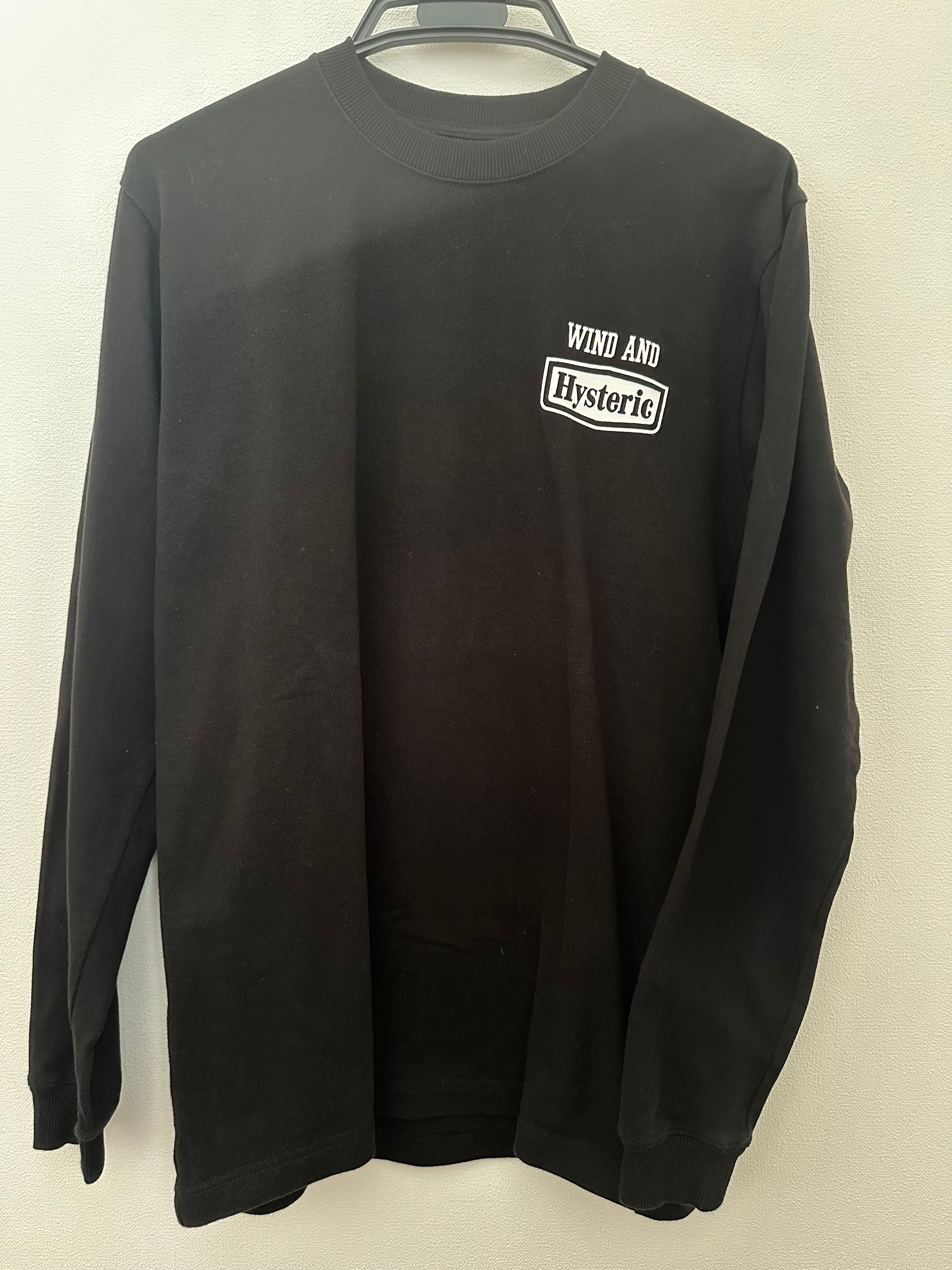ウィンダンシー x ヒステリックグラマー L/S T シャツ "ブラック"