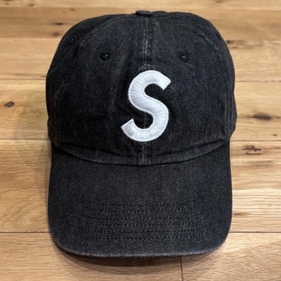 Supreme Kevlar Denim S Logo 6-Panel "Black"