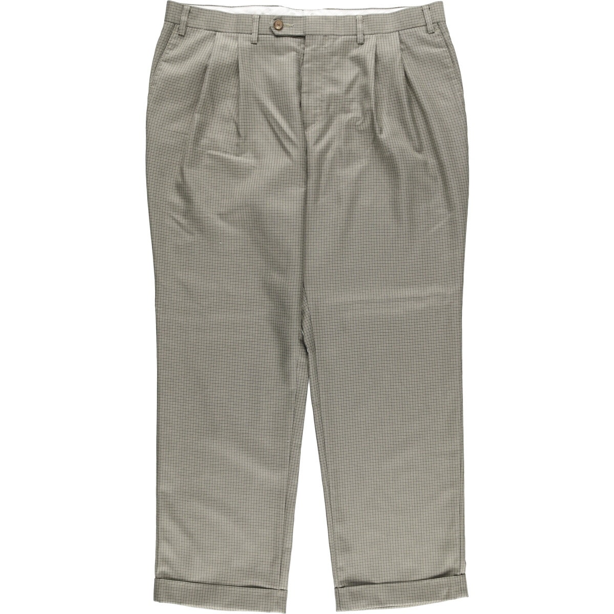 古着 ラルフローレン Ralph Lauren RALPH 千鳥格子柄 ツータック スラックスパンツ メンズw36相当/eaa580330