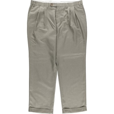 古着 ラルフローレン Ralph Lauren RALPH 千鳥格子柄 ツータック スラックスパンツ メンズw36相当/eaa580330