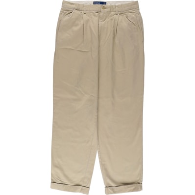 古着 ラルフローレン Ralph Lauren POLO by Ralph Lauren HAMMOND PANT ツータック チノパンツ メンズw33相当/eaa615849