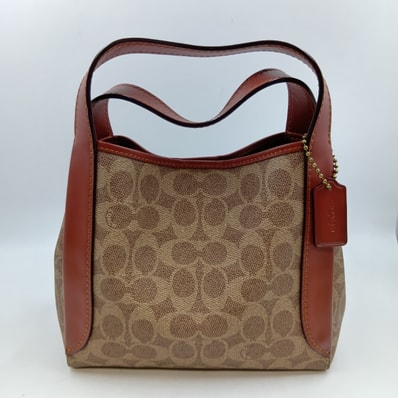 COACH コーチ ハドリー ホーボー 21 ハンドバッグ 79251 ブラウン ショルダーストラップ欠品